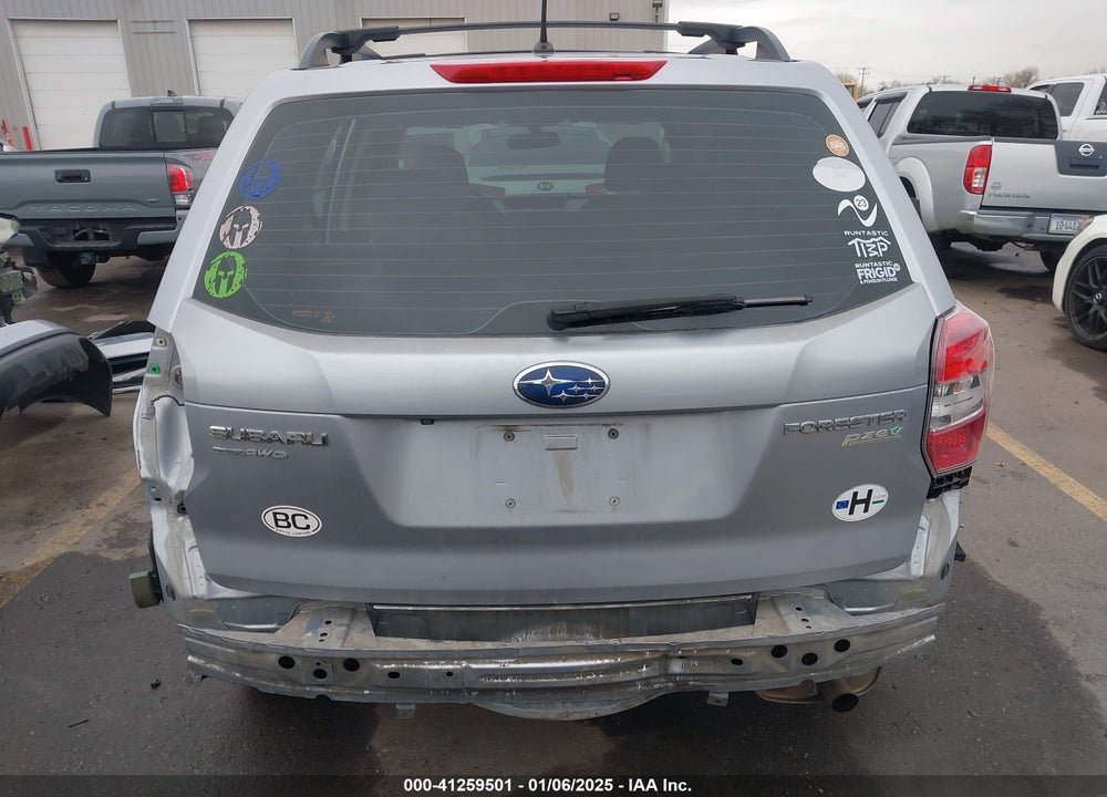 2015 SUBARU FORESTER 2.5I VIN: JF2SJABCXFH840947