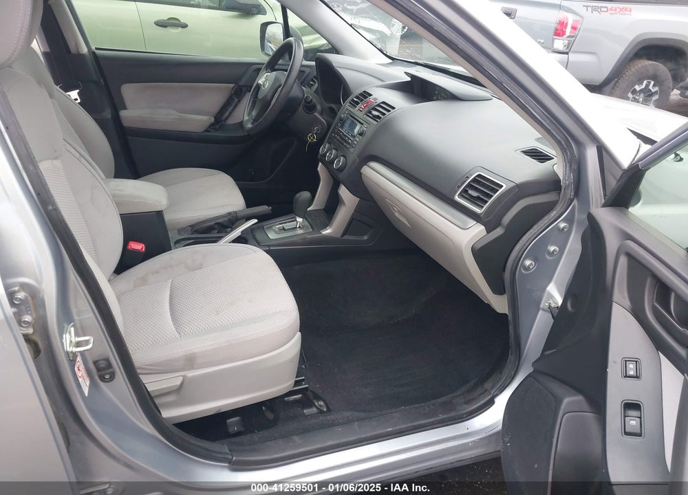 2015 SUBARU FORESTER 2.5I VIN: JF2SJABCXFH840947