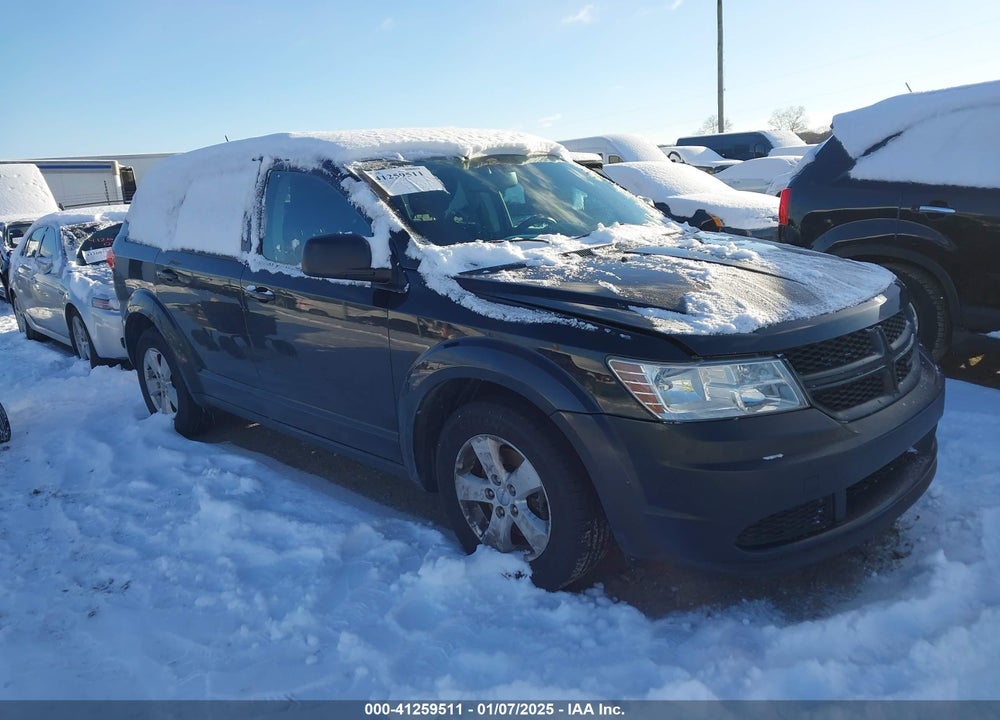 2013 DODGE JOURNEY SE VIN: 3C4PDCAB9DT631147