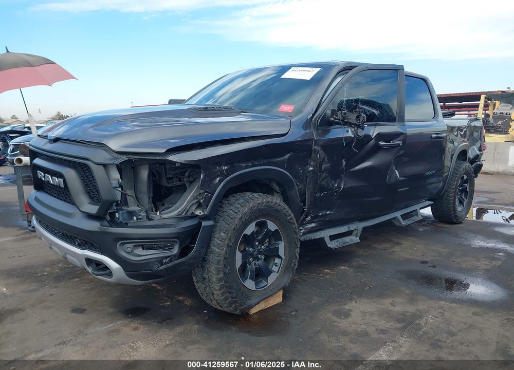 2019 RAM 1500 REBEL 4X4 5'7 BOX VIN: 1C6SRFLT6KN722948
