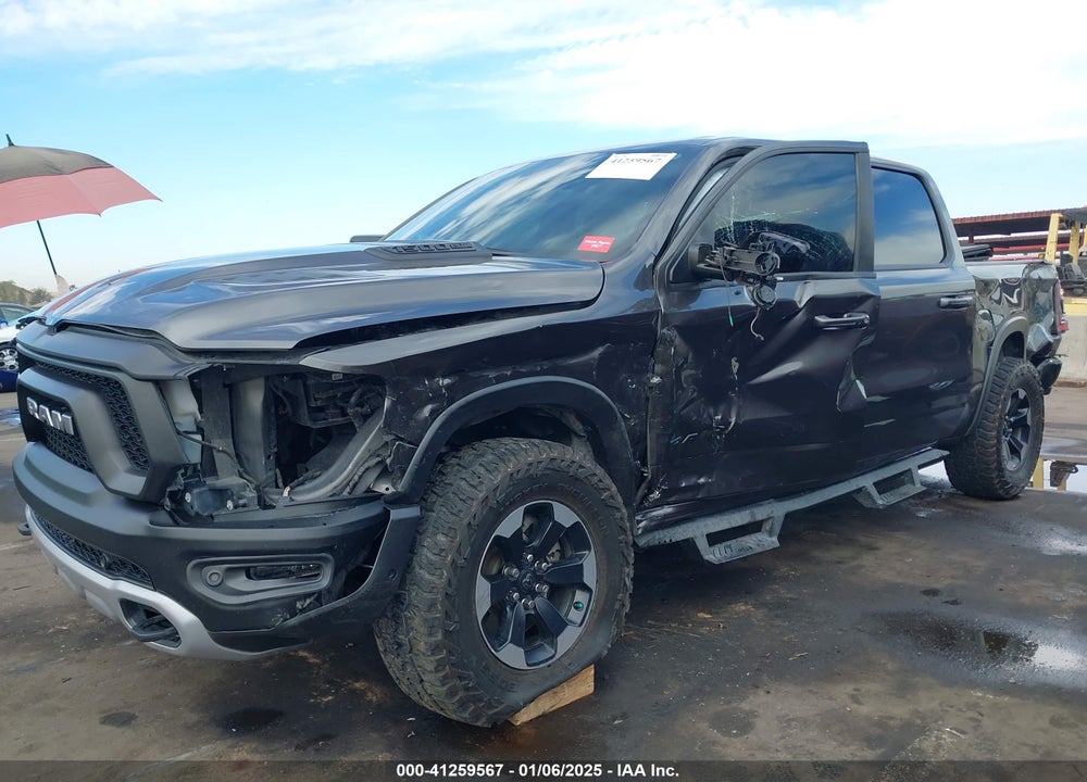 2019 RAM 1500 REBEL 4X4 5'7 BOX VIN: 1C6SRFLT6KN722948