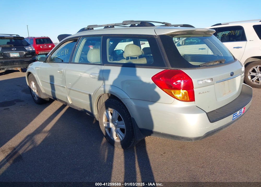 2005 SUBARU OUTBACK 2.5I LIMITED VIN: 4S4BP62C857387860