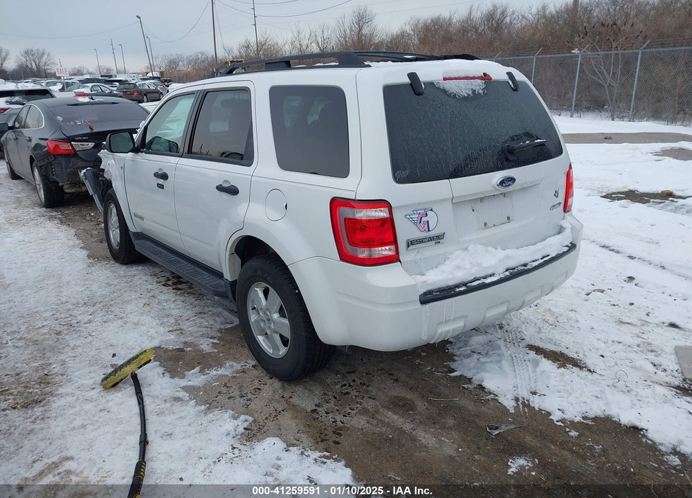 2008 FORD ESCAPE XLT VIN: 1FMCU93158KD57633