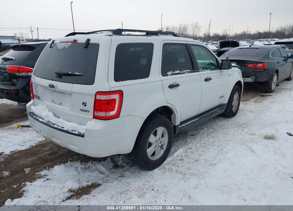 2008 FORD ESCAPE XLT VIN: 1FMCU93158KD57633