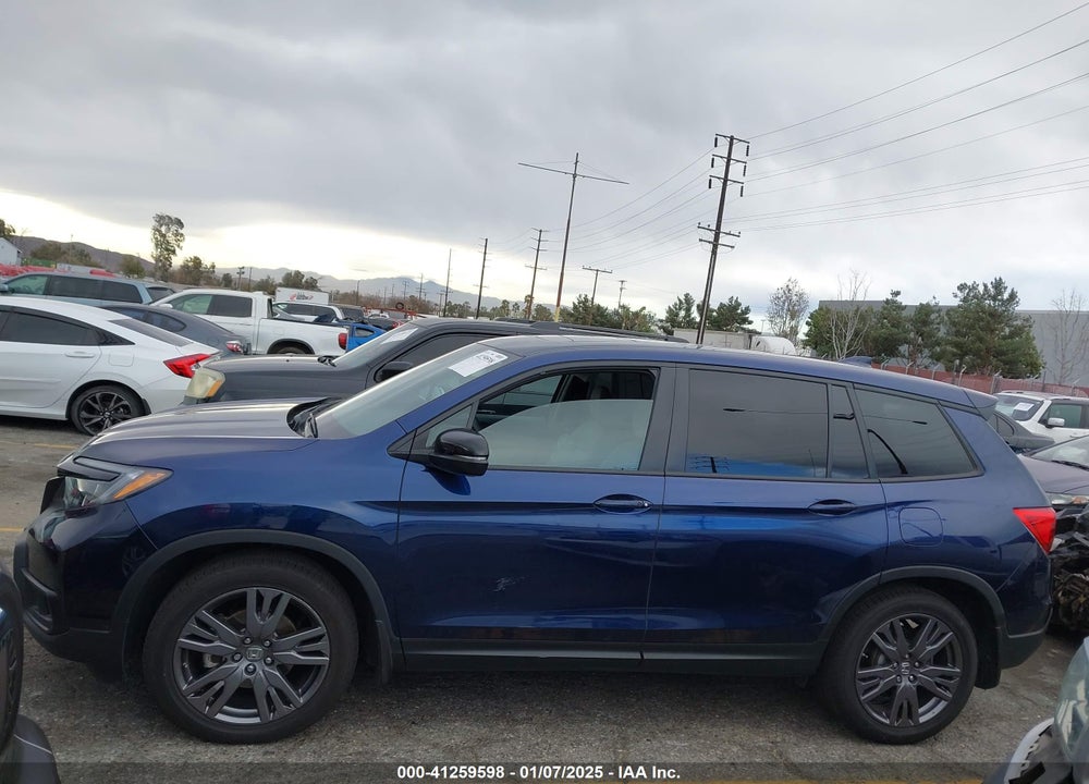 2021 HONDA PASSPORT 2WD EX-L VIN: 5FNYF7H5XMB005062