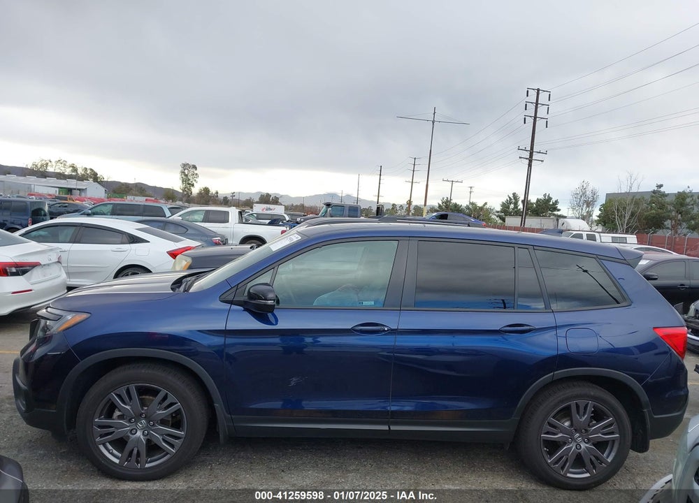 2021 HONDA PASSPORT 2WD EX-L VIN: 5FNYF7H5XMB005062