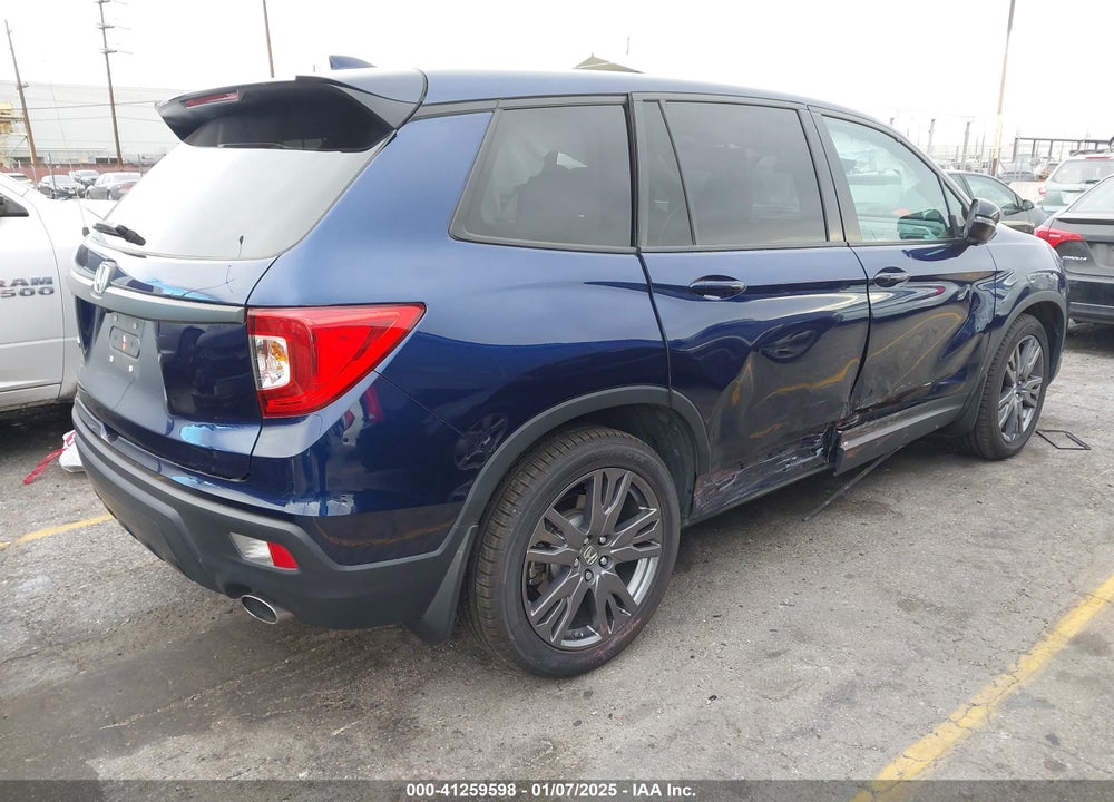 2021 HONDA PASSPORT 2WD EX-L VIN: 5FNYF7H5XMB005062