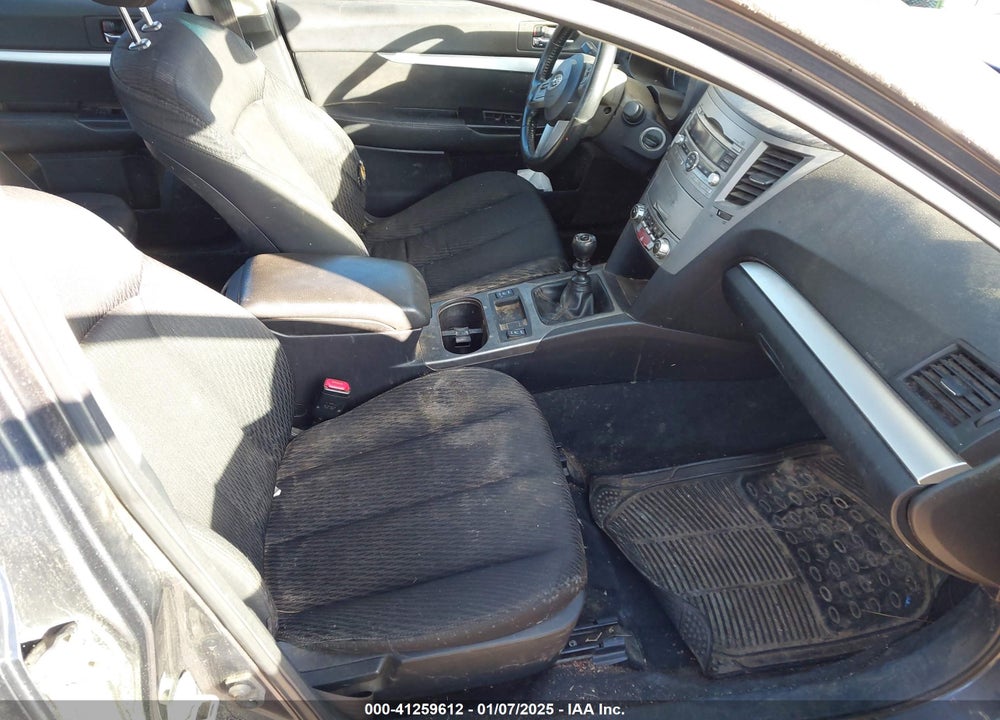 2010 SUBARU LEGACY 2.5I PREMIUM VIN: 4S3BMAG67A1217599
