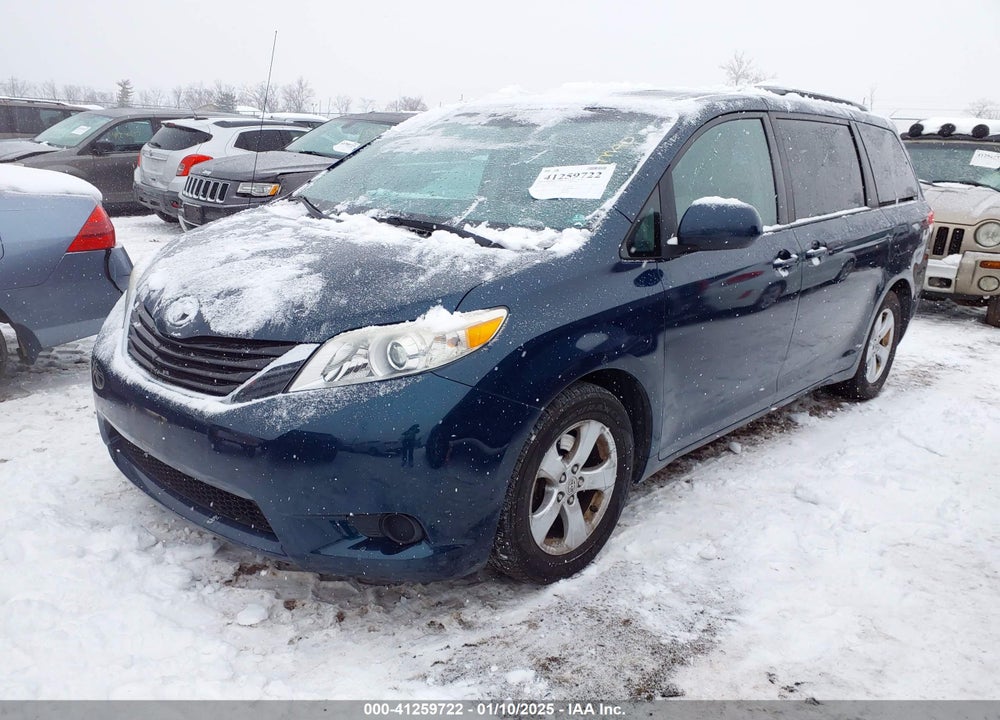 2012 TOYOTA SIENNA LE V6 8 PASSENGER VIN: 5TDKK3DC8CS267056