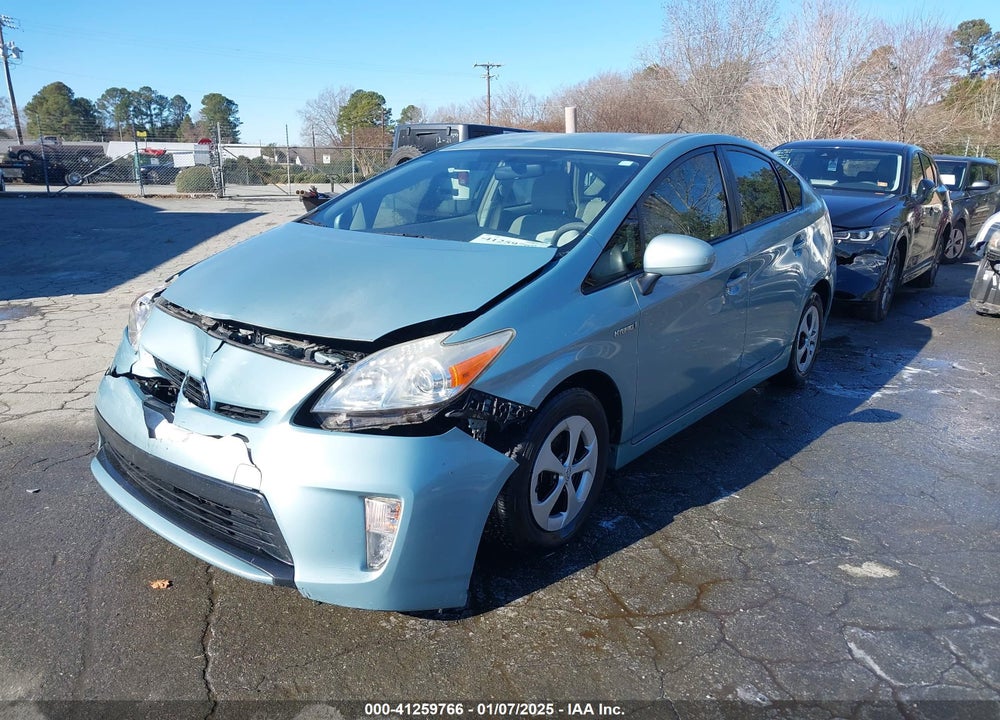 2014 TOYOTA PRIUS TWO VIN: JTDKN3DUXE1835324