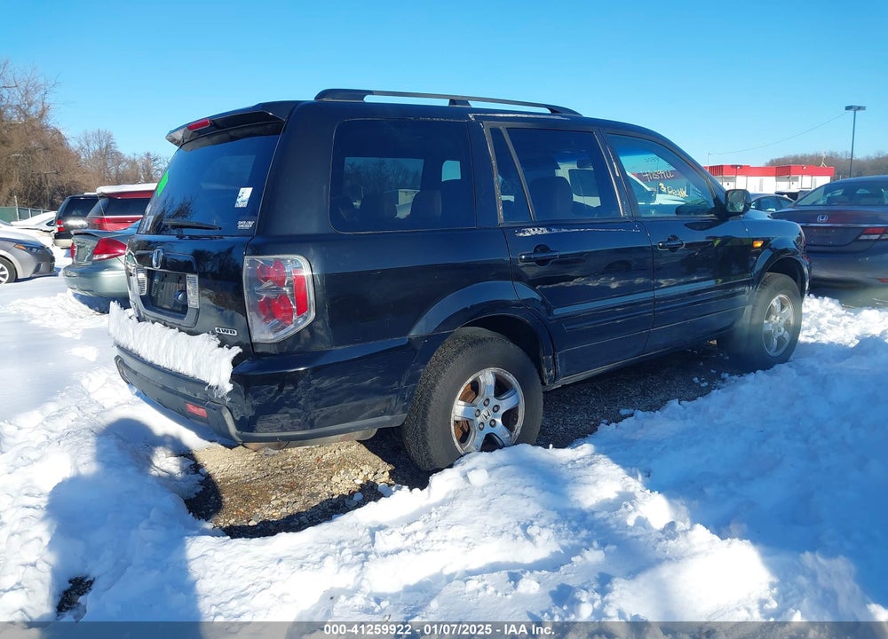 2008 HONDA PILOT EX-L VIN: 5FNYF18788B003265