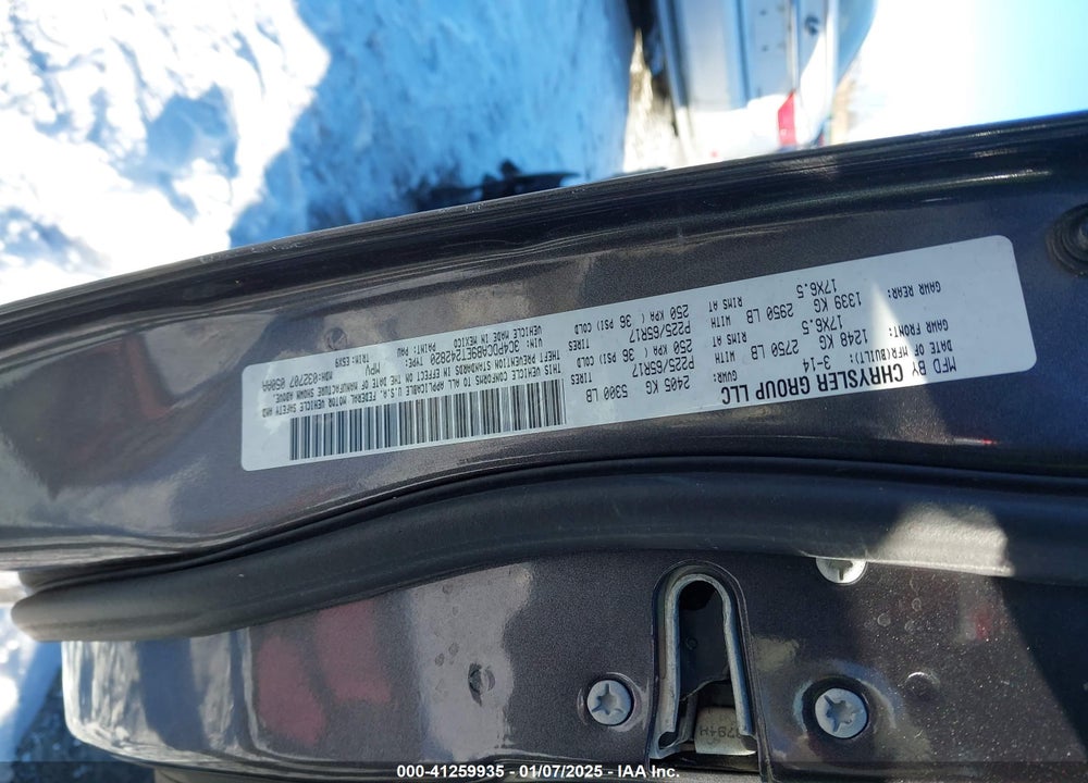 2014 DODGE JOURNEY AMERICAN VALUE PKG VIN: 3C4PDCAB9ET242820