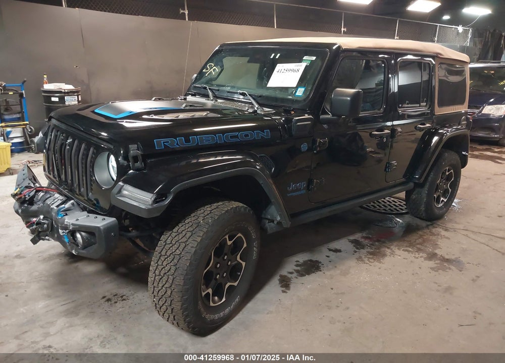 2021 JEEP WRANGLER 4XE UNLIMITED RUBICON 4X4 VIN: 1C4JJXR63MW660957