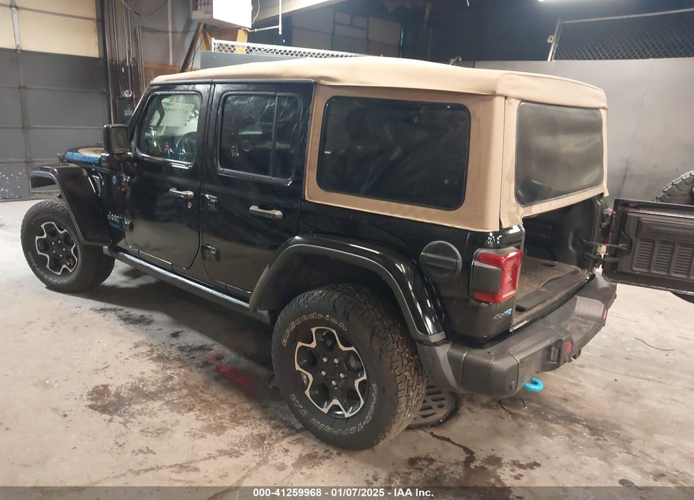 2021 JEEP WRANGLER 4XE UNLIMITED RUBICON 4X4 VIN: 1C4JJXR63MW660957