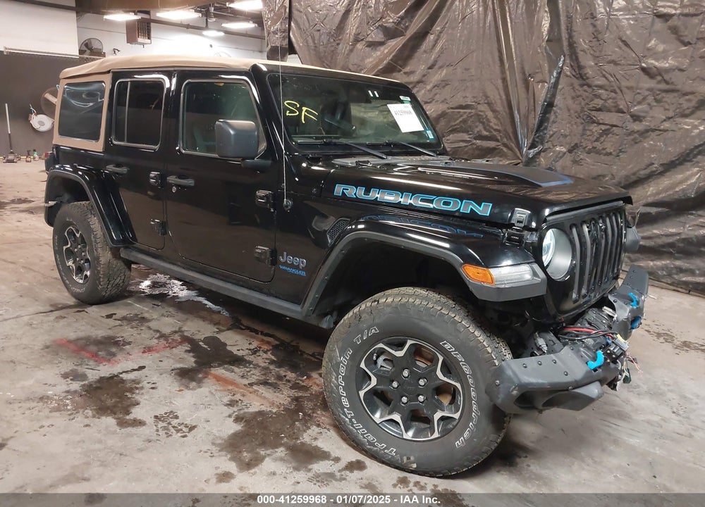 2021 JEEP WRANGLER 4XE UNLIMITED RUBICON 4X4 VIN: 1C4JJXR63MW660957
