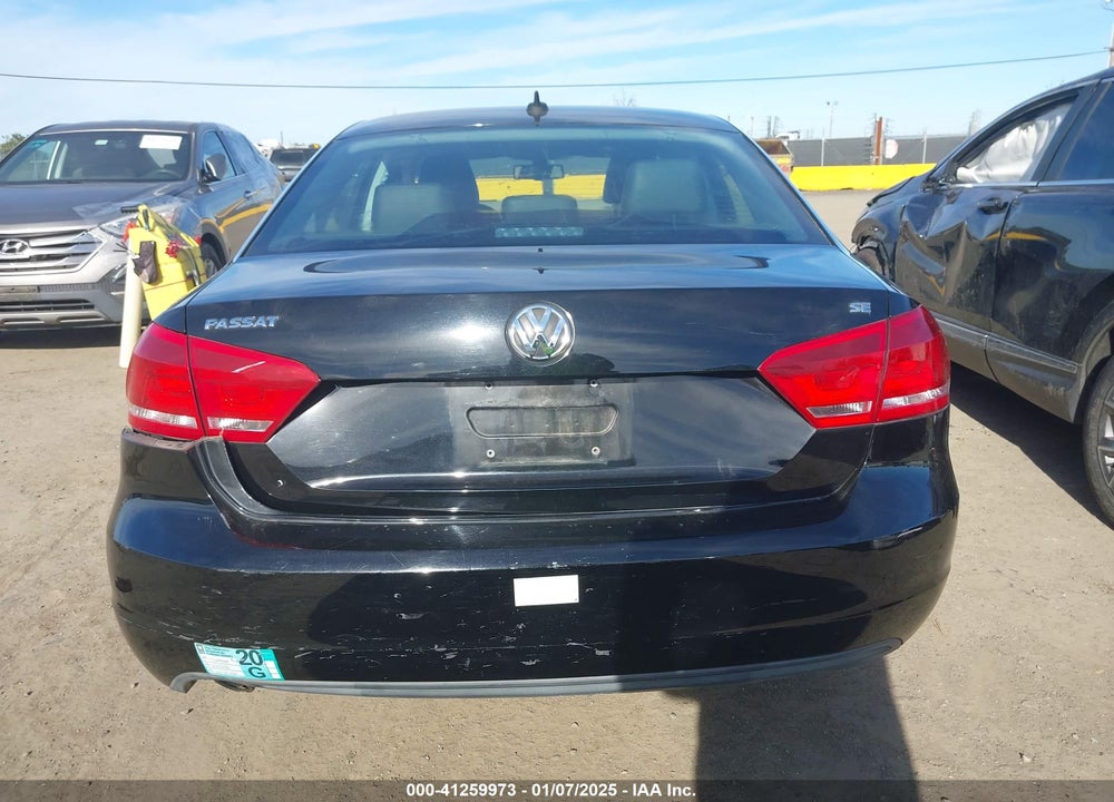 2013 VOLKSWAGEN PASSAT 2.5L SE VIN: 1VWBP7A31DC063695