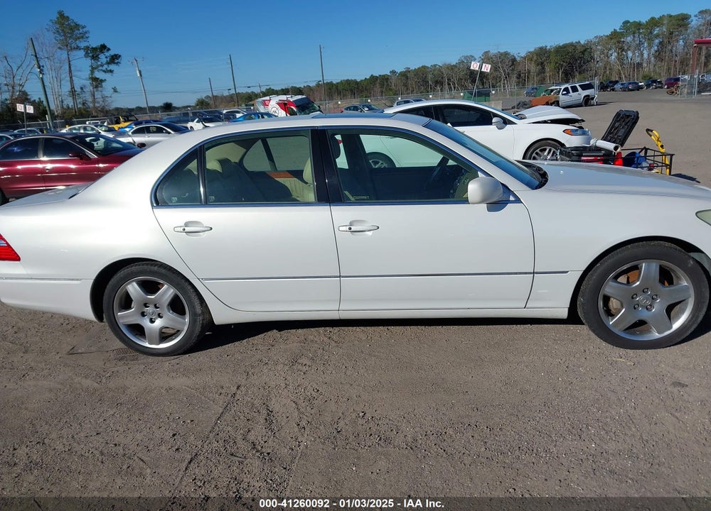 2005 LEXUS LS 430 VIN: JTHBN36F555011754