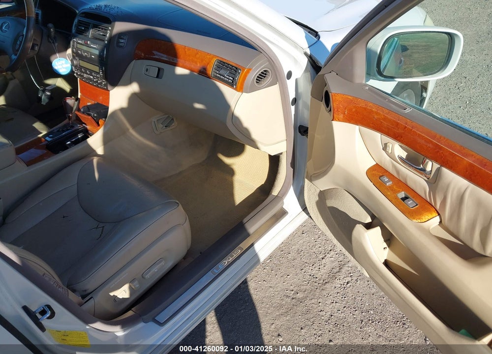 2005 LEXUS LS 430 VIN: JTHBN36F555011754