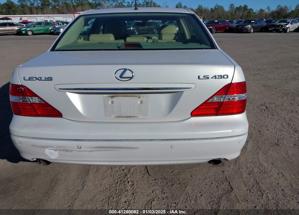 2005 LEXUS LS 430 VIN: JTHBN36F555011754