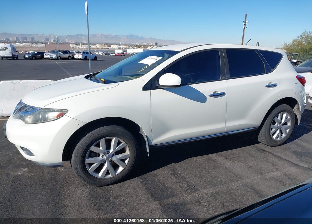 2011 NISSAN MURANO S VIN: JN8AZ1MU4BW051339