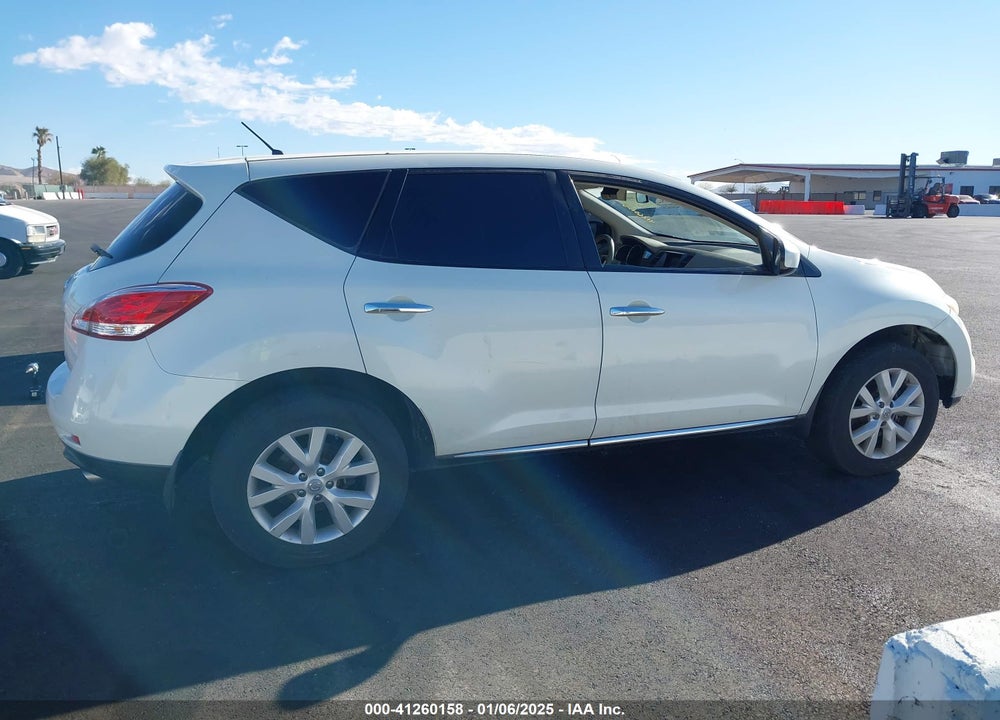 2011 NISSAN MURANO S VIN: JN8AZ1MU4BW051339