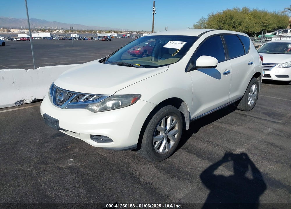 2011 NISSAN MURANO S VIN: JN8AZ1MU4BW051339