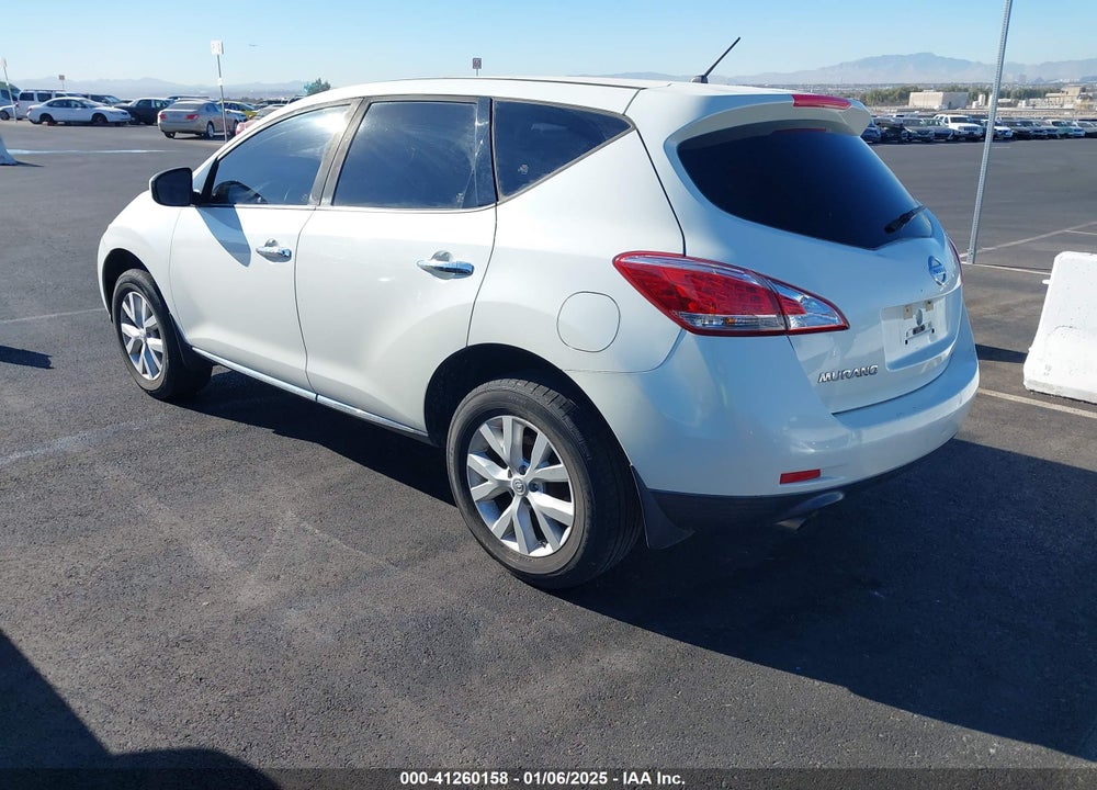 2011 NISSAN MURANO S VIN: JN8AZ1MU4BW051339