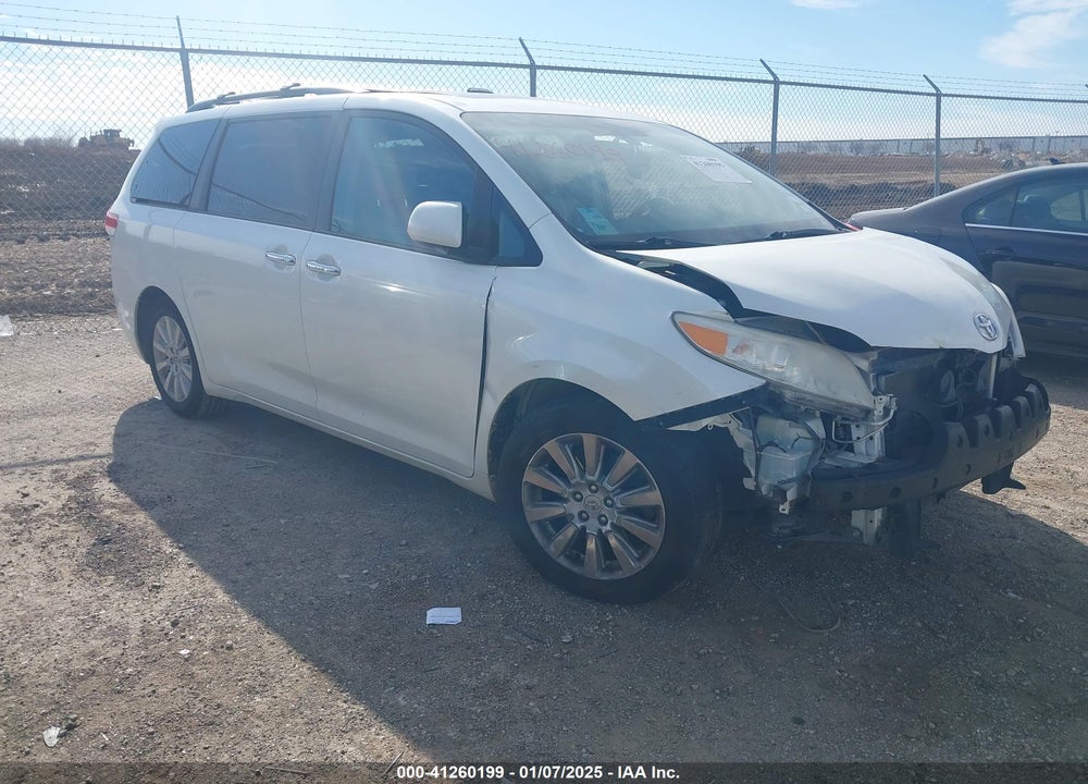 2012 TOYOTA SIENNA XLE LIMITED VIN: 5TDYK3DC2CS212483