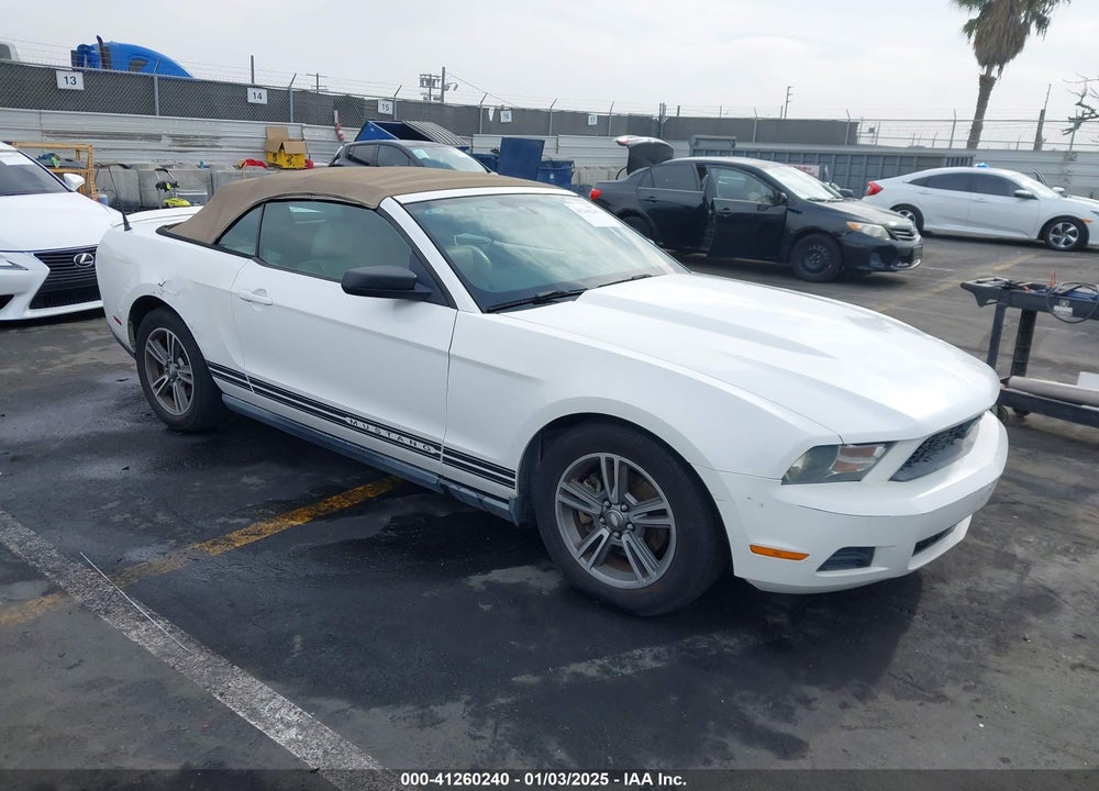 2011 FORD MUSTANG V6 PREMIUM VIN: 1ZVBP8EM6B5109001