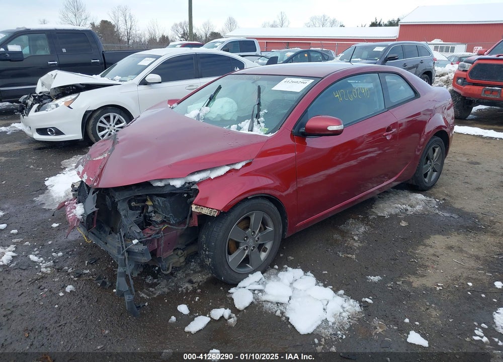 2010 KIA FORTE KOUP VIN: KNAFU6A22A5148542