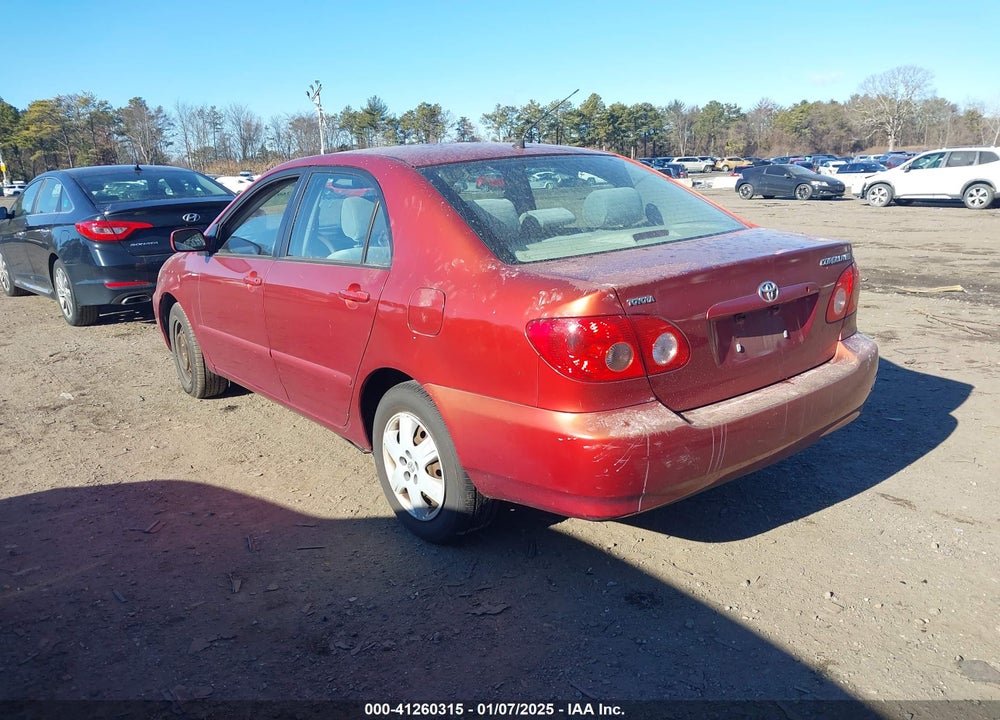 2005 TOYOTA COROLLA LE VIN: 2T1BR32E85C489432