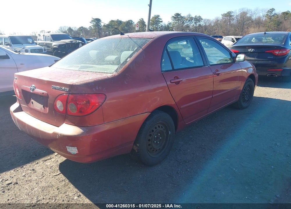 2005 TOYOTA COROLLA LE VIN: 2T1BR32E85C489432