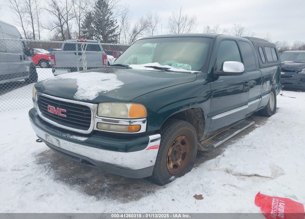 2001 GMC SIERRA 1500 SLE VIN: 2GTEC19T511228128