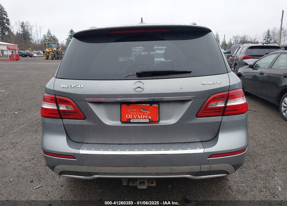 2013 MERCEDES-BENZ ML 350 4MATIC VIN: 4JGDA5HB4DA211411