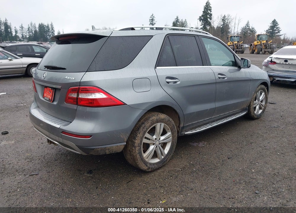 2013 MERCEDES-BENZ ML 350 4MATIC VIN: 4JGDA5HB4DA211411