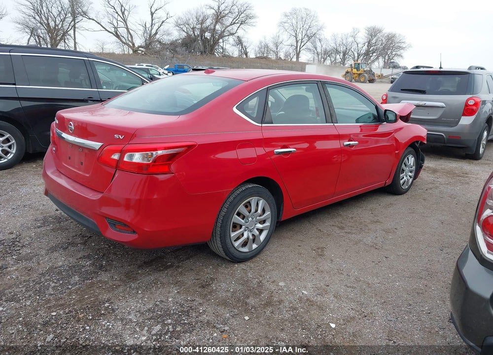 2017 NISSAN SENTRA SV VIN: 3N1AB7AP3HL693103