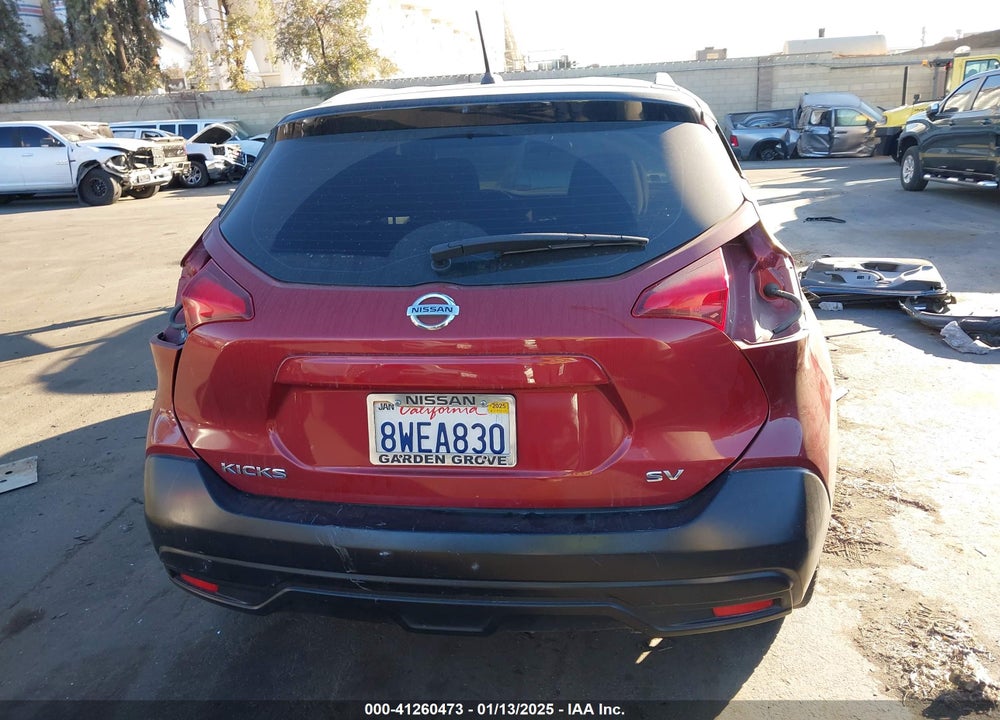 2019 NISSAN KICKS SV VIN: 3N1CP5CU4KL471792