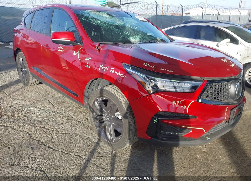 2019 ACURA RDX A-SPEC PACKAGE VIN: 5J8TC1H68KL003993