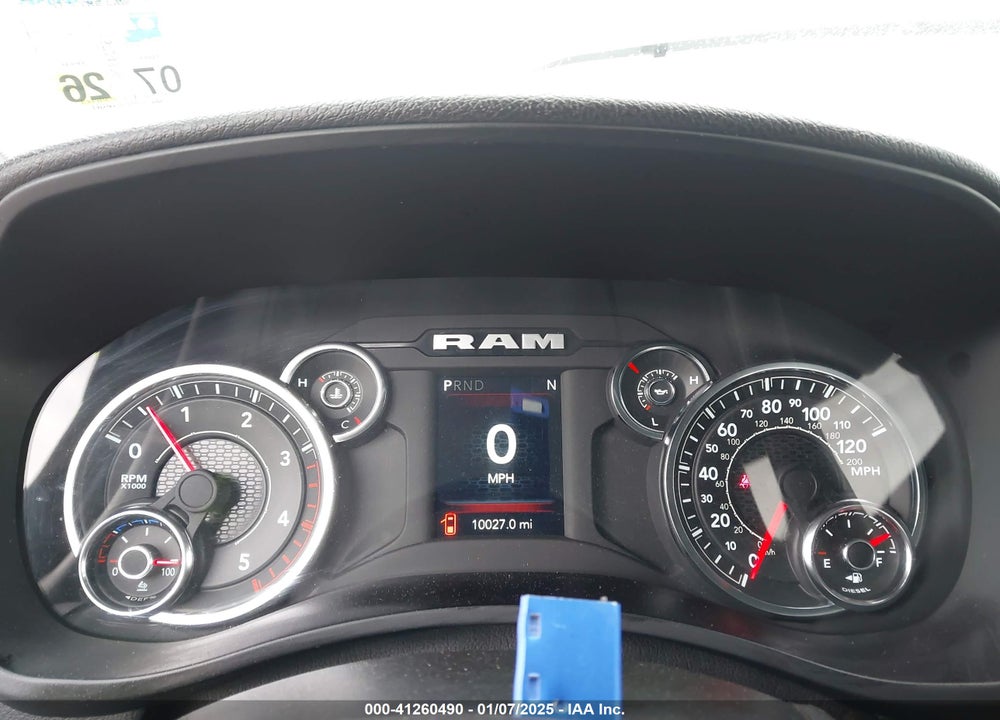 2024 RAM 2500 BIG HORN 4X4 8' BOX VIN: 3C6UR5JL0RG337507