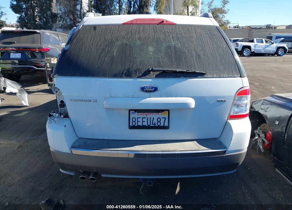 2008 FORD TAURUS X SEL VIN: 1FMDK02WX8GA02110