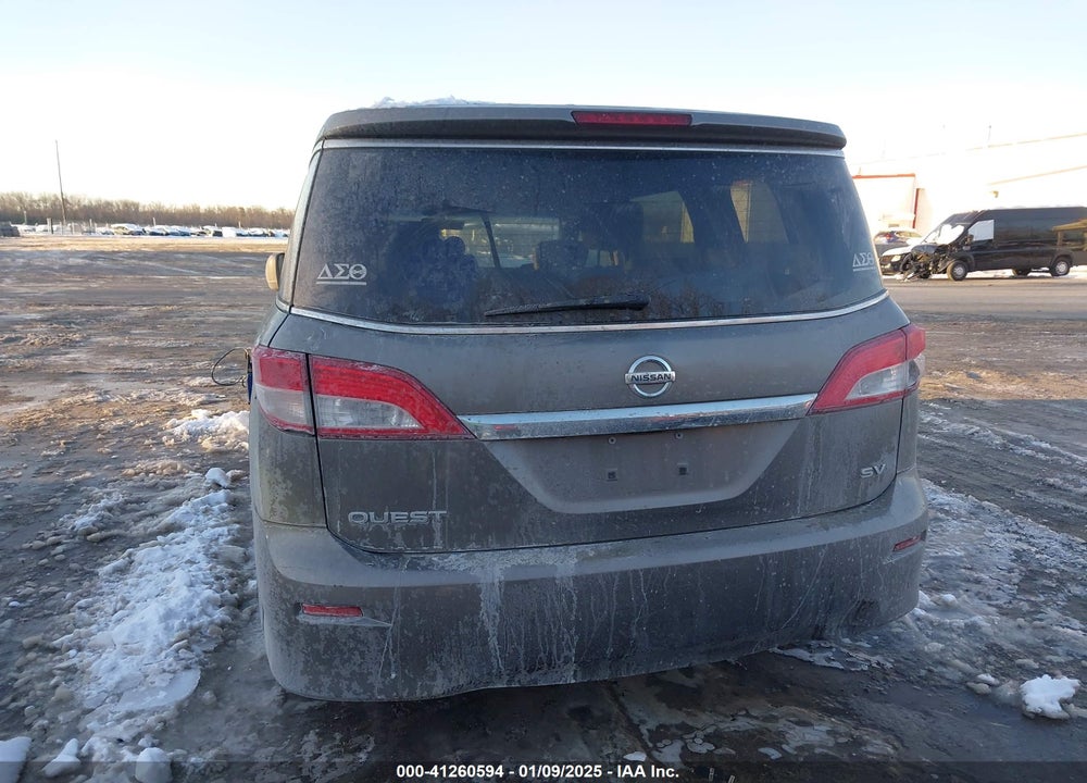 2015 NISSAN QUEST SV VIN: JN8AE2KP7F9134377