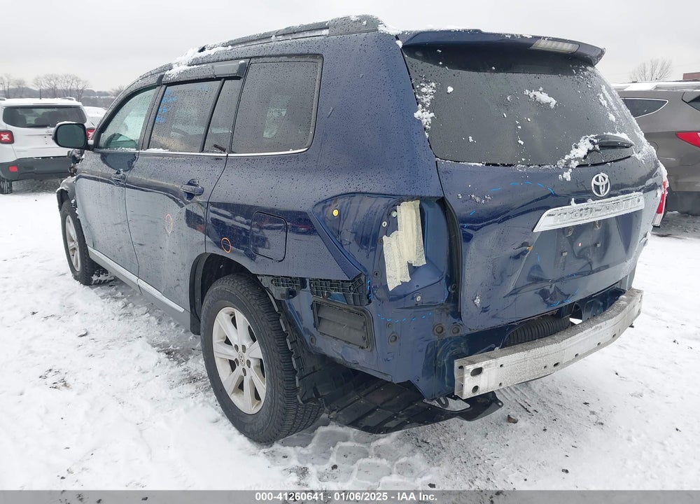 2011 TOYOTA HIGHLANDER SE V6 VIN: 5TDBK3EH5BS073612