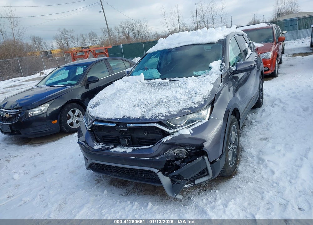 2022 HONDA CR-V AWD EX VIN: 2HKRW2H57NH637365