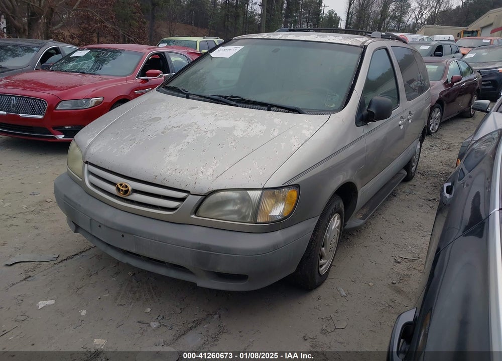 2001 TOYOTA SIENNA LE VIN: 4T3ZF13C91U395861