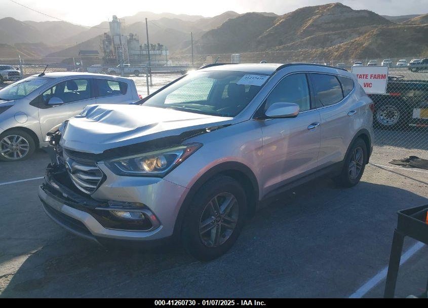 2017 HYUNDAI SANTA FE SPORT 2.4L VIN: 5XYZU3LB4HG462514