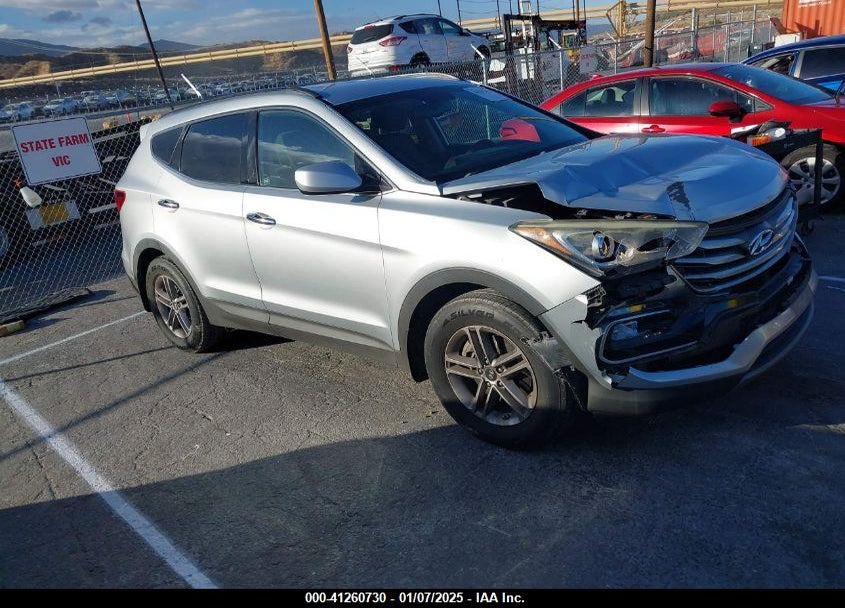 2017 HYUNDAI SANTA FE SPORT 2.4L VIN: 5XYZU3LB4HG462514