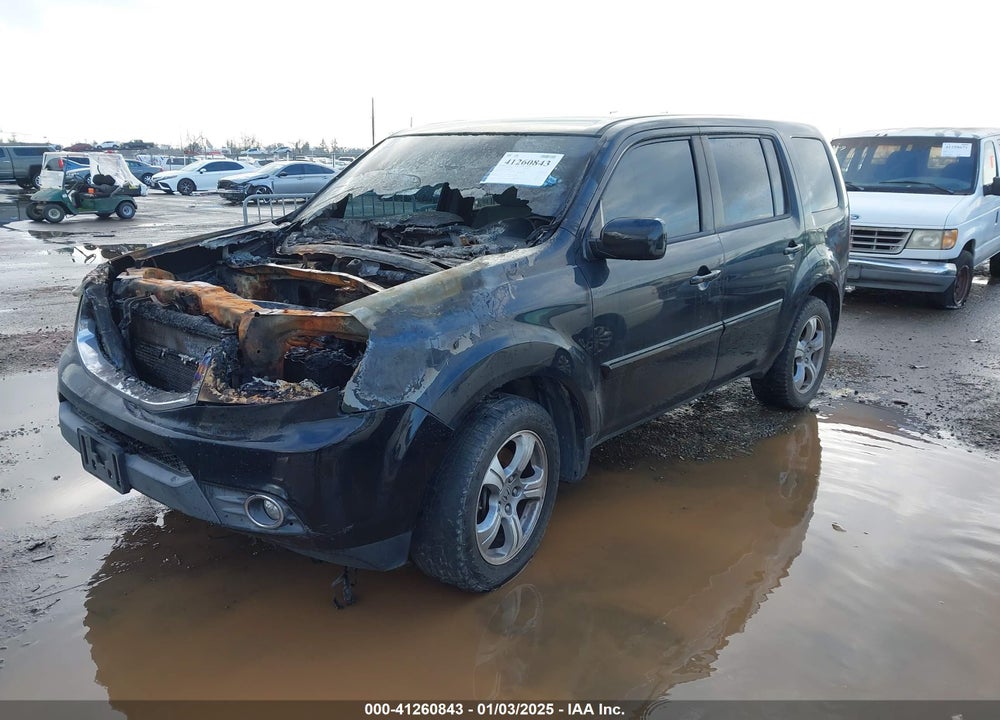 2012 HONDA PILOT EX VIN: 5FNYF4H47CB080886