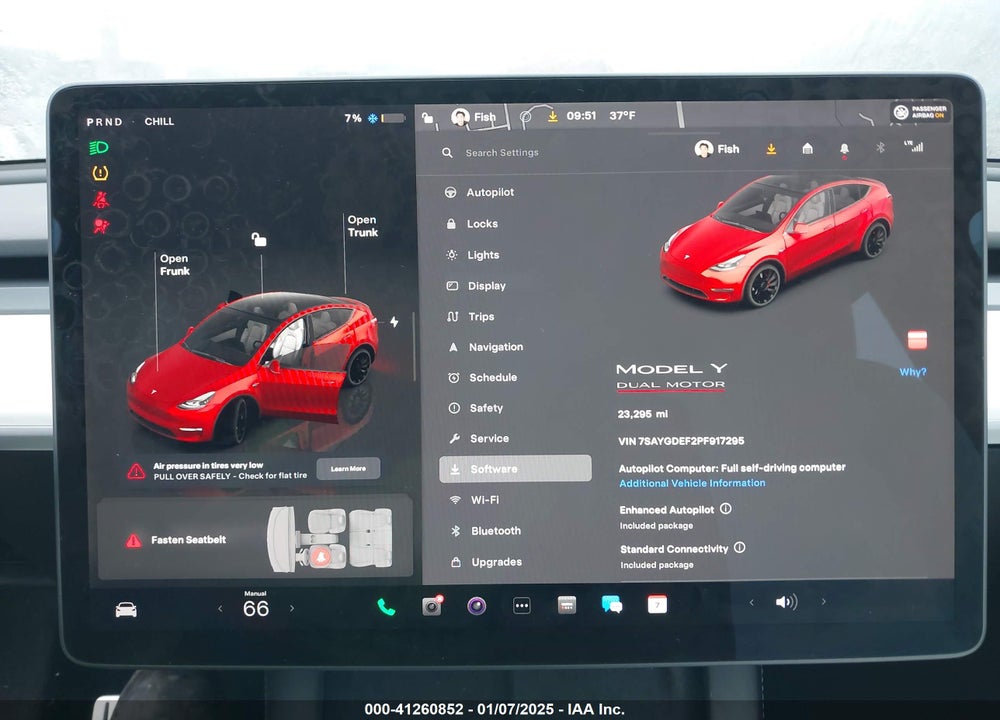 2023 TESLA MODEL Y VIN: 7SAYGDEF2PF917295