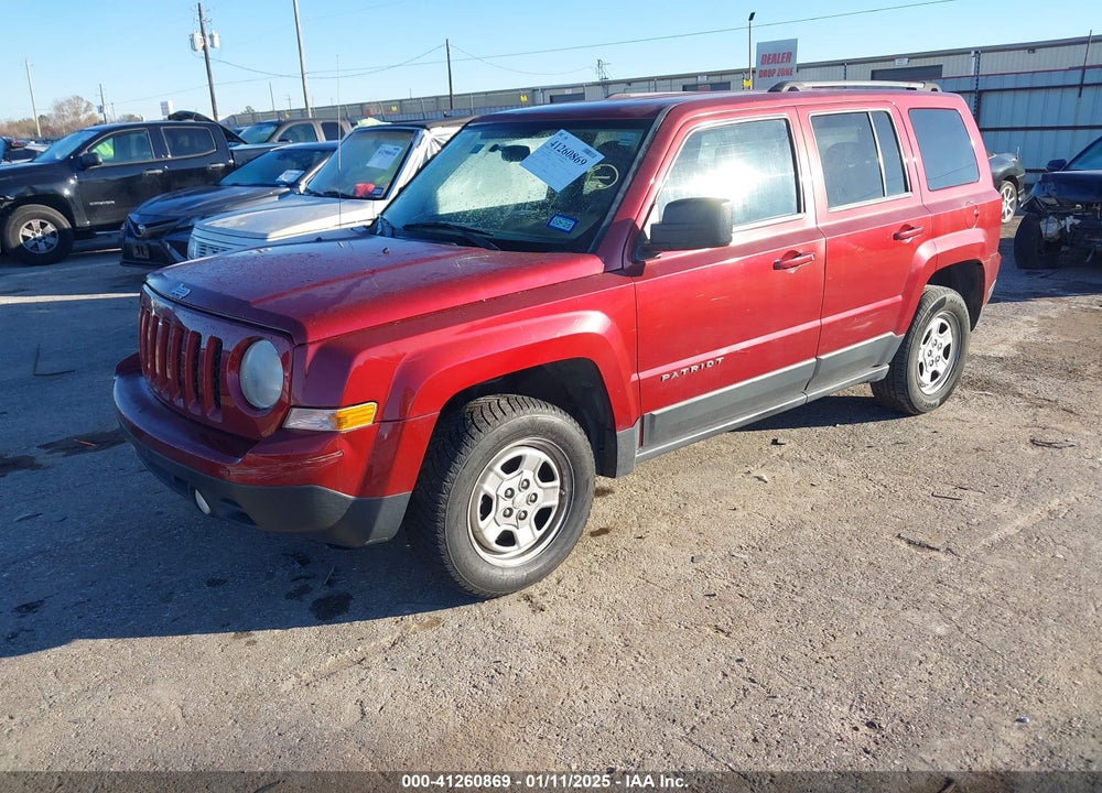 2012 JEEP PATRIOT SPORT VIN: 1C4NJRBB7CD553327