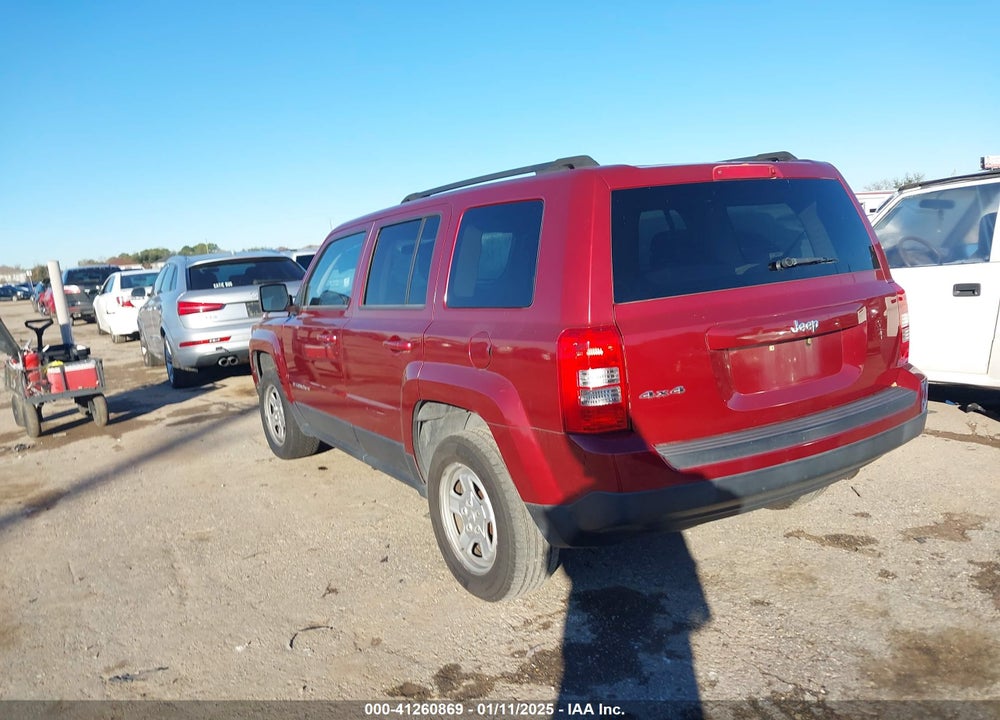 2012 JEEP PATRIOT SPORT VIN: 1C4NJRBB7CD553327